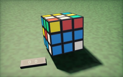 Screenshot of "party speedcuber" by iczelia